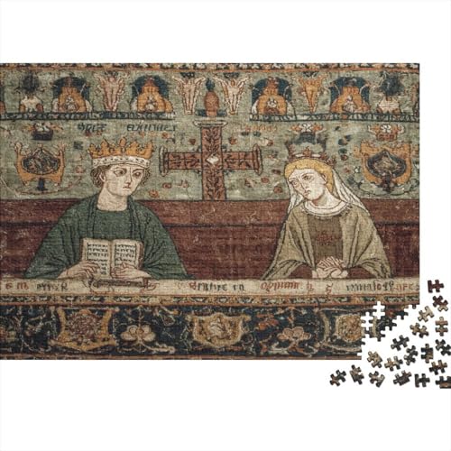 Mittelalterliche Handschriftenillustrationen Puzzle 1000pcs (75x50cm) Erwachsene Puzzle,Home Decor von kaiyun