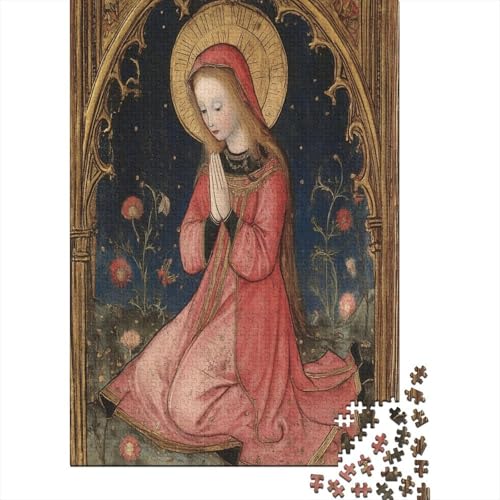 Mittelalterliche Kunst Betende FrauPuzzle 1000 Teile Für Erwachsene, Lernspiele70x50cm/1000pcs Mittelalterliche Kunst Betende FrauPuzzle 1000 Teile Für Erwachsene, Lernspiele70x50cm/1000pcs von kaiyun