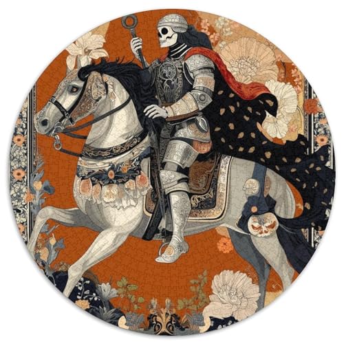 Mittelalterliche Porträts 1000pcs (67.5x67.5cm) Puzzle, Lernspiel Impossible Skeleton Ritter Herausforderungsspielzeug Für Erwachsene Teenager von kaiyun