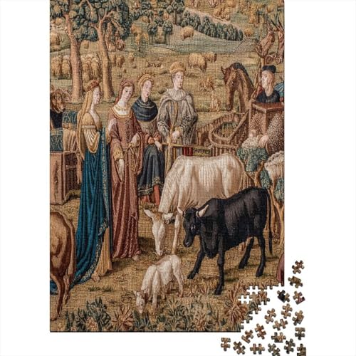 Mittelalterliche Szene 38x26cm/1000pcs Puzzles, Die Für Erwachsene Und Personen Ab 14 Jahren Geeignet Sind Rinderfarm Mittelalterliche Szene 38x26cm/1000pcs Puzzles, Die Für Erwachsene Und Personen Ab 14 Jahren Geeignet Sind Rinderfarm von kaiyun