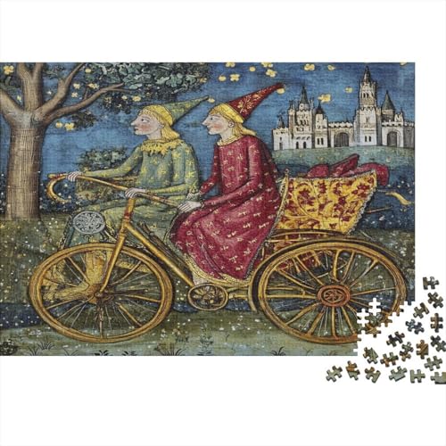 Mittelalterlicher Barde 1000pcs (75x50cm) Puzzle, Lernspiel Impossible Tandem Herausforderungsspielzeug Für Erwachsene Teenager von kaiyun