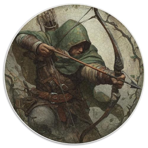 Mittelalterlicher Bogenschütze,Rätsel Für Erwachsene 1000pcs (67.5x67.5cm),Herausforderungsspiele von kaiyun