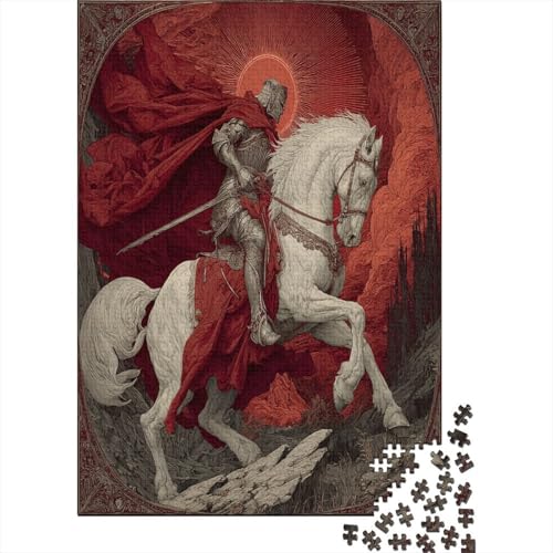 Mittelalterlicher Ritter auf einem weißen Horse Puzzle 1000 Teile Für Erwachsene, Lernspiele, Heimdekoration70x50cm/1000pcs Mittelalterlicher Ritter auf einem weißen Horse Puzzle 1000 Teile Für Erwachsene, Lernspiele, Heimdekoration70x50cm/1000pcs von kaiyun