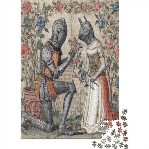 Mittelalterlicher Ritter mit Rose 70x50cm/1000pcs Puzzles, Die Für Erwachsene Und Personen Ab 14 Jahren Geeignet Sind Mittelalterlicher Ritter mit Rose 70x50cm/1000pcs Puzzles, Die Für Erwachsene Und Personen Ab 14 Jahren Geeignet Sind von kaiyun