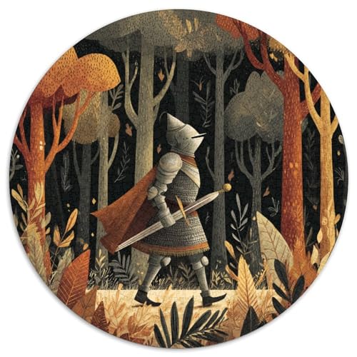 Mittelalterlicher Ritter rennt durch den Wald 1000pcs (67.5x67.5cm) Schwer Puzzle Lernspiel Impossible Herausforderung Spielzeug Für Erwachsene Kinder von kaiyun