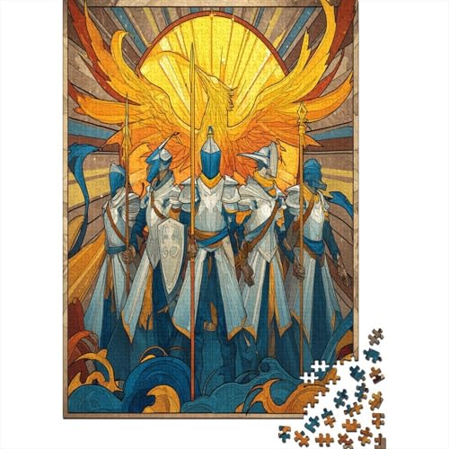 Mittelalterlicher Soldat 38x26cm/1000pcs Puzzles, Die Für Erwachsene Und Personen Ab 14 Jahren Geeignet Sind Phönix von kaiyun