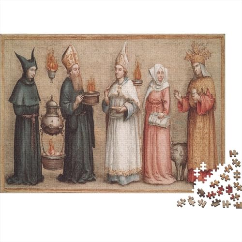 Mittelalterlicher Stil Rätsel Für Erwachsene || 1000pcs (75x50cm) Puzzles Lernspiele Home Decor von kaiyun