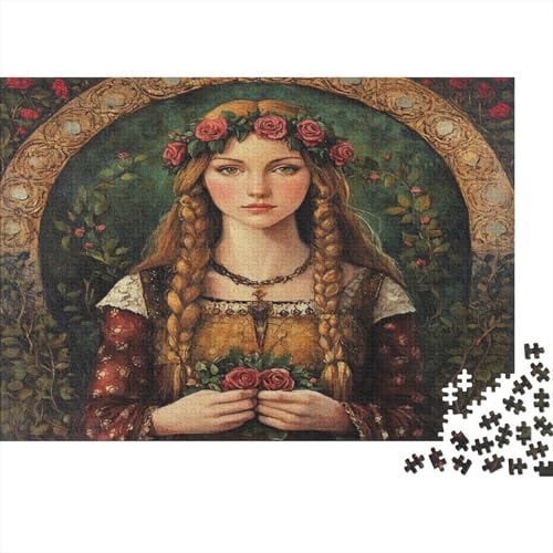 Mittelalterlicher Stil Rätsel Für Erwachsene |Göttin der Brautwerbung| 1000pcs (75x50cm) Puzzles Lernspiele Home Decor von kaiyun