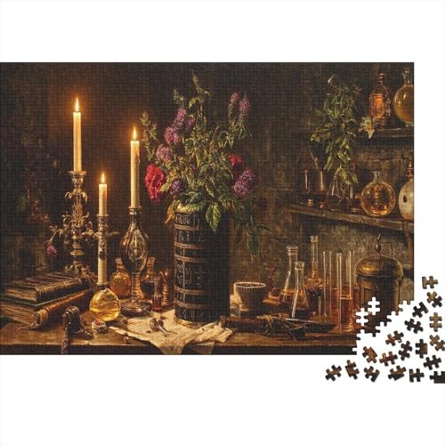 Mittelalterlicher Zauberertisch Puzzle 1000pcs (75x50cm) Erwachsene Puzzle,Home Decor von kaiyun