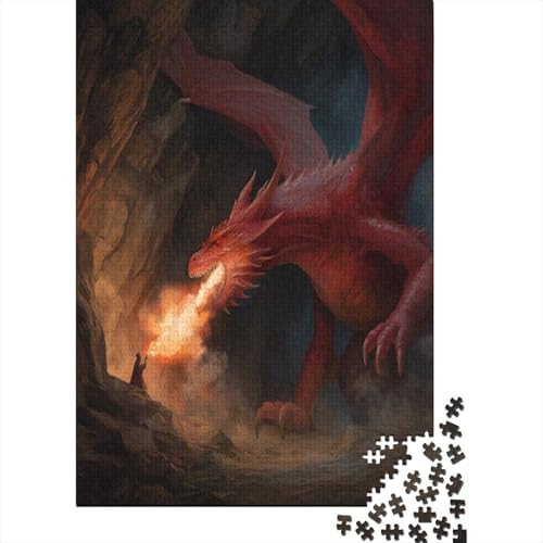 Mittelalterliches Feuer Puzzle 1000 Teile, Lernspiel, Unmöglich Breathing Red Drache, Anspruchsvolles Spielzeug Für Erwachsene Und Kinder Ab 14 Jahren 70x50cm/1000pcs Mittelalterliches Feuer Puzzle 1000 Teile, Lernspiel, Unmöglich Breathing Red Drache, Anspruchsvolles Spielzeug Für Erwachsene Und Kinder Ab 14 Jahren 70x50cm/1000pcs von kaiyun