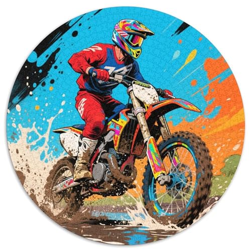 Motocross 1000pcs (67.5x67.5cm) Erwachsenenpuzzle - Anime Style DIY-Puzzlespielzeug von kaiyun