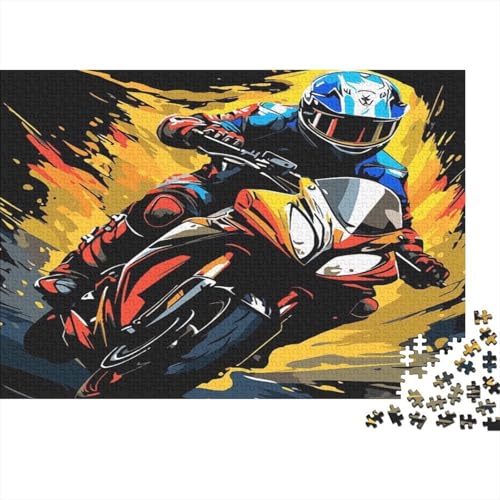 Motocross-Fahrer 1000pcs (75x50cm) Schwer Puzzle Lernspiel Impossible Herausforderung Spielzeug Für Erwachsene Kinder von kaiyun
