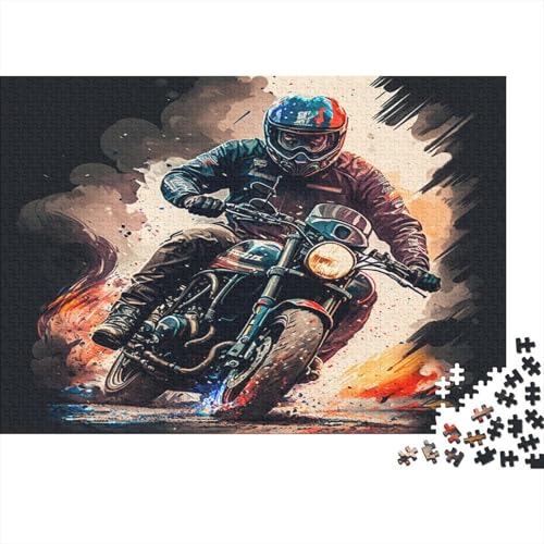 Motocross Rätsel Für Erwachsene || 1000pcs (75x50cm) Puzzles Lernspiele Home Decor von kaiyun