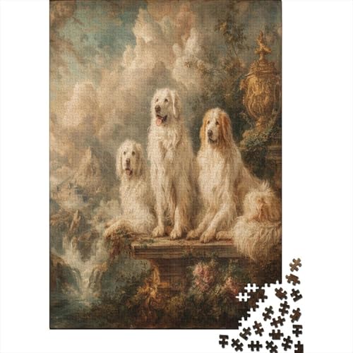 Neoklassizistischer Stil Puzzle 38x26cm/1000pcs Erwachsene Three Hunds Puzzle,Home Decor Neoklassizistischer Stil Puzzle 38x26cm/1000pcs Erwachsene Three Hunds Puzzle,Home Decor von kaiyun