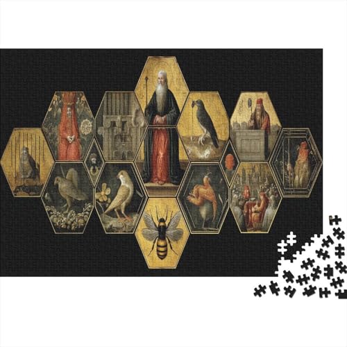 Nestkunst Rätsel Für Erwachsene |Byzantinische Malerei| 1000pcs (75x50cm) Puzzles Lernspiele Home Decor von kaiyun