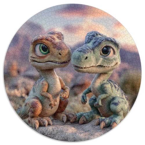 ,Niedlicher Kleiner Dinosaurier,1000pcs (67.5x67.5cm),DIY-Puzzle Für Erwachsene von kaiyun