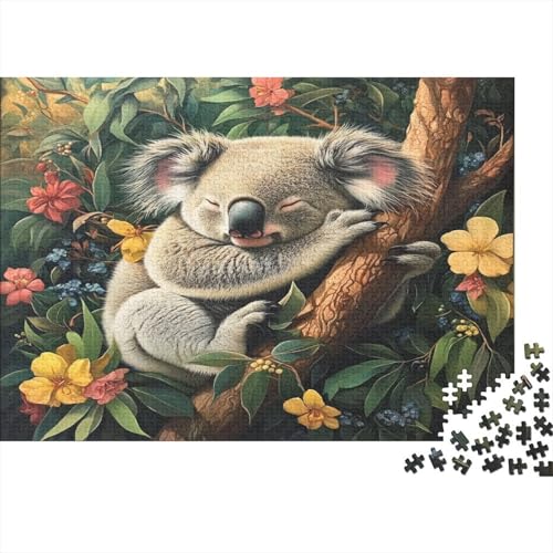 Niedlicher Koala 1000pcs (75x50cm) Puzzles, Die Für Erwachsene Und Personen Ab 14 Jahren Geeignet Sind Dschungeltiere von kaiyun