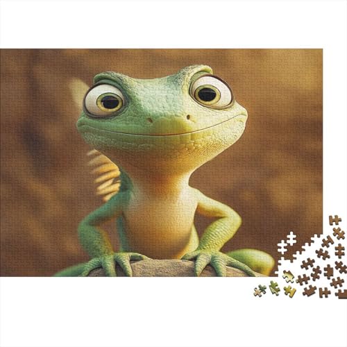 Niedlicher Leguan Rätsel Für Erwachsene |Wildtiere| 1000pcs (75x50cm) Puzzles Lernspiele Home Decor von kaiyun