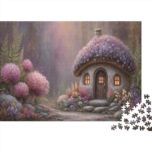 Niedliches Feenhaus 1000pcs (75x50cm) Puzzles, Die Für Erwachsene Und Personen Ab 14 Jahren Geeignet Sind Fantasieszene von kaiyun