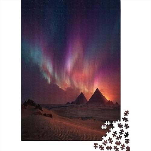 Nordlichter in The Desert Puzzle 1000 Teile, Lernspiel, Unmöglich Pyramiden, Anspruchsvolles Spielzeug Für Erwachsene Und Kinder Ab 14 Jahren 70x50cm/1000pcs Nordlichter in The Desert Puzzle 1000 Teile, Lernspiel, Unmöglich Pyramiden, Anspruchsvolles Spielzeug Für Erwachsene Und Kinder Ab 14 Jahren 70x50cm/1000pcs von kaiyun