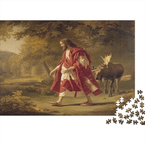 Ölgemälde (18. Jahrhundert) 1000pcs (75x50cm) Puzzle, Lernspiel Impossible Elch Herausforderungsspielzeug Für Erwachsene Teenager von kaiyun