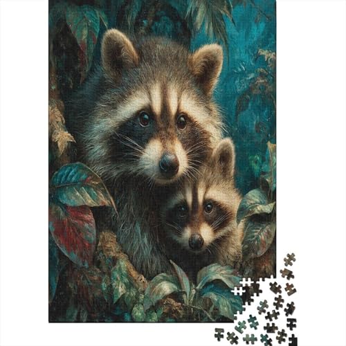 Ölgemälde Niedlicher Waschbär Puzzle 1000 Teile Für Erwachsene, Lernspiele, Heimdekoration70x50cm/1000pcs Ölgemälde Niedlicher Waschbär Puzzle 1000 Teile Für Erwachsene, Lernspiele, Heimdekoration70x50cm/1000pcs von kaiyun
