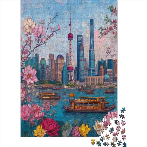 Orientalischer Pearl Tower, Bund-Gebäude Puzzle 1000 Teile, Lernspiel, Unmöglich, Anspruchsvolles Spielzeug Für Erwachsene Und Kinder Ab 14 Jahren 38x26cm/1000pcs Orientalischer Pearl Tower, Bund-Gebäude Puzzle 1000 Teile, Lernspiel, Unmöglich, Anspruchsvolles Spielzeug Für Erwachsene Und Kinder Ab 14 Jahren 38x26cm/1000pcs von kaiyun