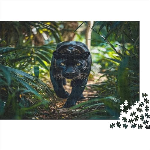 Panther 1000pcs (75x50cm) Puzzle, Lernspiel Impossible Dschungel Herausforderungsspielzeug Für Erwachsene Teenager von kaiyun