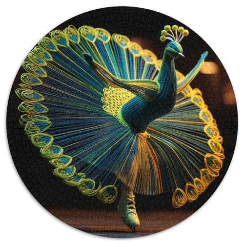 Pfau Rätsel Für Erwachsene |Figure Skating Wear| 1000pcs (67.5x67.5cm) Puzzles Lernspiele Home Decor von kaiyun