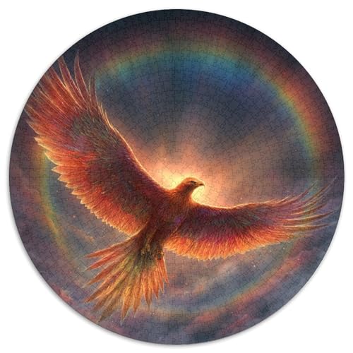 Phönix 1000pcs (67.5x67.5cm) Schwer Puzzle Lernspiel Impossible Regenbogen Herausforderung Spielzeug Für Erwachsene Kinder von kaiyun