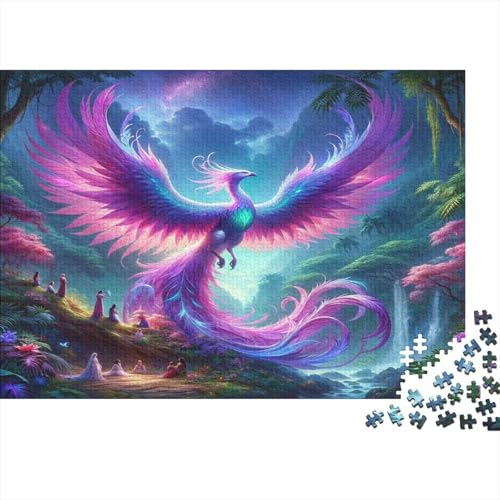 Phönix 1000pcs (75x50cm) Schwer Puzzle Lernspiel Impossible Bunt Wald Herausforderung Spielzeug Für Erwachsene Kinder von kaiyun