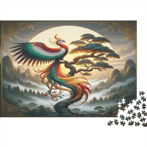 Phönix 1000pcs (75x50cm) Schwer Puzzle Lernspiel Impossible Chinesischer Stil Herausforderung Spielzeug Für Erwachsene Kinder von kaiyun