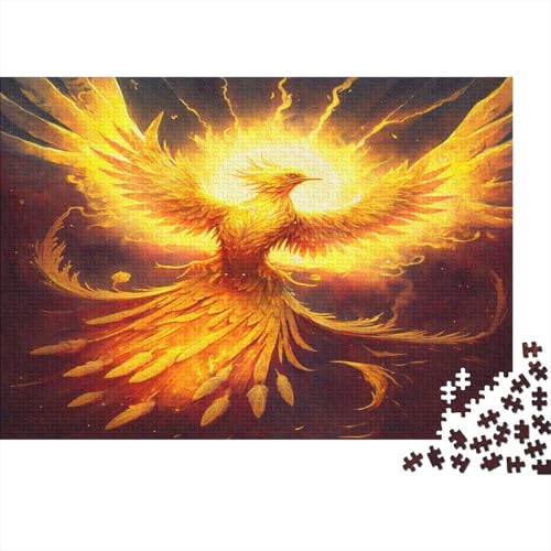 Phönix 1000pcs (75x50cm) Schwer Puzzle Lernspiel Impossible Flamme Herausforderung Spielzeug Für Erwachsene Kinder von kaiyun
