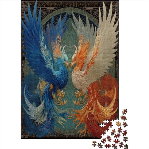 Phönix 70x50cm/1000pcs Puzzles, Die Für Erwachsene Und Personen Ab 14 Jahren Geeignet Sind Geometrisches Muster von kaiyun