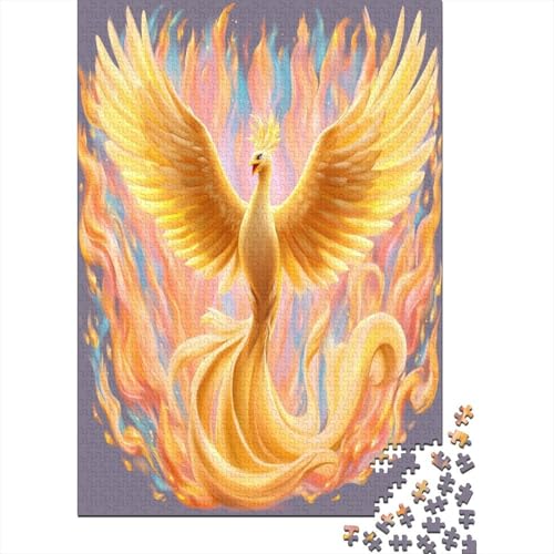 Phönix 70x50cm/1000pcs Schwer Puzzle Lernspiel Impossible Flamme Herausforderung Spielzeug Für Erwachsene Kinder von kaiyun