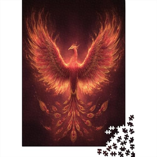 Phönix Puzzle 1000 Teile, Lernspiel, Unmöglich Flamme Soaring Wings, Anspruchsvolles Spielzeug Für Erwachsene Und Kinder Ab 14 Jahren 70x50cm/1000pcs von kaiyun
