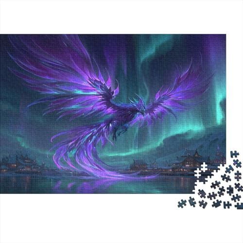 Phönix Rätsel Für Erwachsene |Nordlichter| Familienspaß-Puzzles 1000pcs (75x50cm) von kaiyun