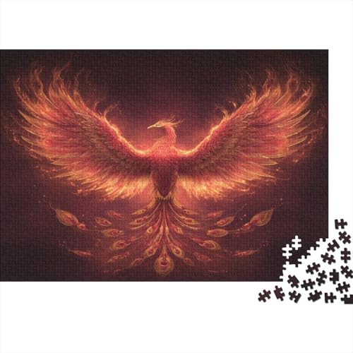 Phönix Reborn in Mercury Flammes 1000pcs (75x50cm) Schwer Puzzle Lernspiel Impossible Herausforderung Spielzeug Für Erwachsene Kinder von kaiyun