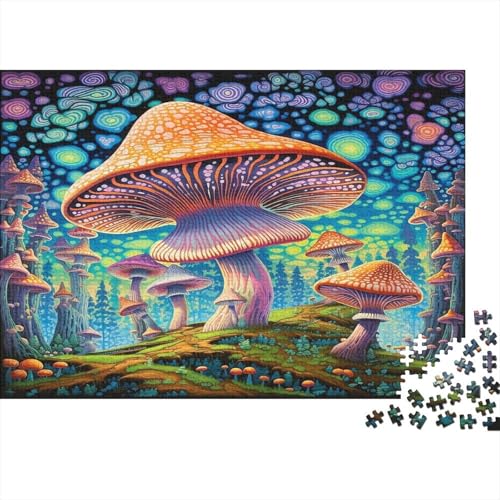 Pilz 1000pcs (75x50cm) Schwer Puzzle Lernspiel Impossible Herausforderung Spielzeug Für Erwachsene Kinder von kaiyun