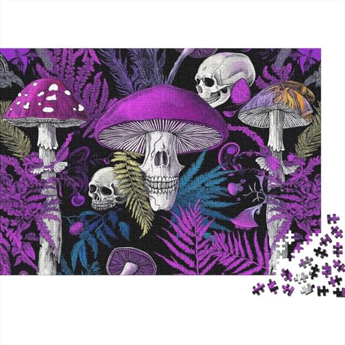 Pilzs, Totenkopf Rätsel Für Erwachsene |Pop-Art| 1000pcs (75x50cm) Puzzles Lernspiele Home Decor von kaiyun