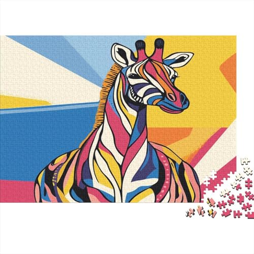 Pop-Art-Stil Rätsel Für Erwachsene |Tier-Strichzeichnungen| 1000pcs (75x50cm) Puzzles Lernspiele Home Decor von kaiyun