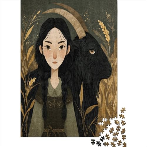 Porträt Einer mittelalterlichen Bäuerin 38x26cm/1000pcs Schwer Puzzle Lernspiel Impossible Schwarze Ziege Herausforderung Spielzeug Für Erwachsene Kinder Porträt Einer mittelalterlichen Bäuerin 38x26cm/1000pcs Schwer Puzzle Lernspiel Impossible Schwarze Ziege Herausforderung Spielzeug Für Erwachsene Kinder von kaiyun