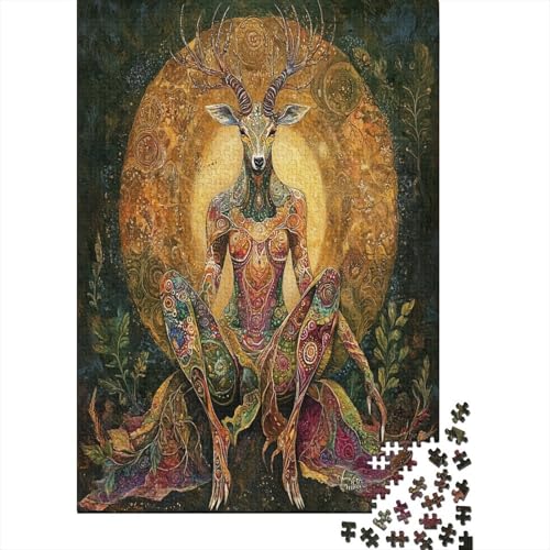 Porträt der Hirschgöttin 38x26cm/1000pcs Schwer Puzzle Lernspiel Impossible Herausforderung Spielzeug Für Erwachsene Kinder Porträt der Hirschgöttin 38x26cm/1000pcs Schwer Puzzle Lernspiel Impossible Herausforderung Spielzeug Für Erwachsene Kinder von kaiyun