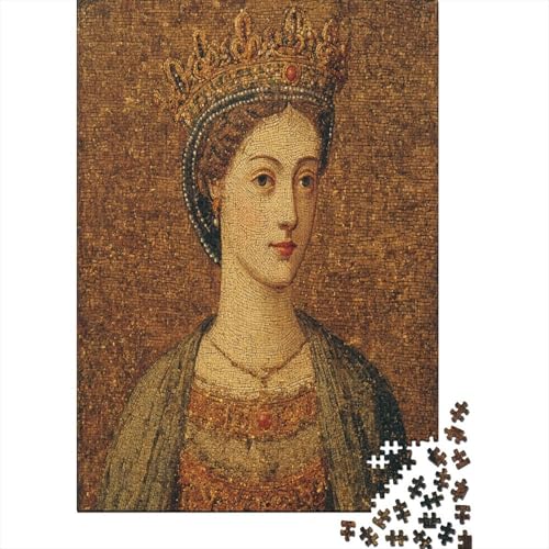 Porträt der Königin Puzzle 1000 Teile, Lernspiel, Unmöglich, Anspruchsvolles Spielzeug Für Erwachsene Und Kinder Ab 14 Jahren 70x50cm/1000pcs von kaiyun