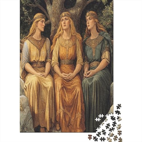 Porträt der Schicksalsgöttin 38x26cm/1000pcs Puzzle, Lernspiel Impossible Herausforderungsspielzeug Für Erwachsene Teenager von kaiyun