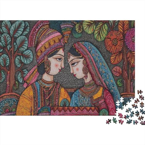 Porträtkunst Rätsel Für Erwachsene || 1000pcs (75x50cm) Puzzles Lernspiele Home Decor von kaiyun