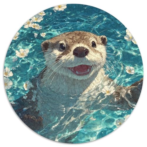 Prunkwinde,Otter,1000pcs (67.5x67.5cm),DIY-Puzzle Für Erwachsene von kaiyun