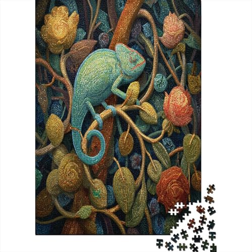 Punktmalerei 70x50cm/1000pcs Schwer Puzzle Lernspiel Impossible Chameleon Leaves Blumen Herausforderung Spielzeug Für Erwachsene Kinder Punktmalerei 70x50cm/1000pcs Schwer Puzzle Lernspiel Impossible Chameleon Leaves Blumen Herausforderung Spielzeug Für Erwachsene Kinder von kaiyun