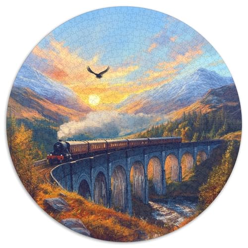 Puzzle 1000pcs (67.5x67.5cm) Erwachsene Express Zug Damen Herren Holzbrett Präzisions-Interlocking Glenfinnan Viaduct von kaiyun
