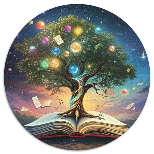 Puzzle 1000pcs (67.5x67.5cm) Erwachsene Lebensbaum Puzzle Damen Herren Holzbrett Präzisions-Interlocking Buch von kaiyun